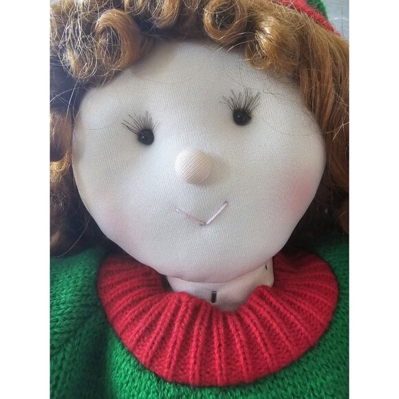 Santa’s Best CHRISTMAS ADORABLES Holiday Animated Musical Doll Girl Vtg W Cord - Picture 5 of 11